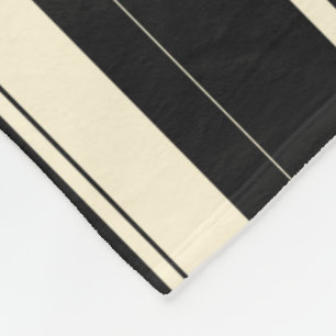 Vintage Stripes Fleece Blanket