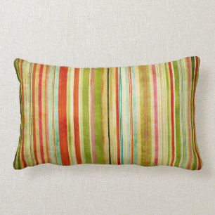 Vintage Stripes Lumbar Pillow