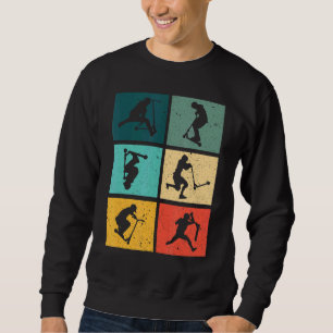 Vintage Stunt Scooter Scootering Stunt Scooter Rid Sweatshirt