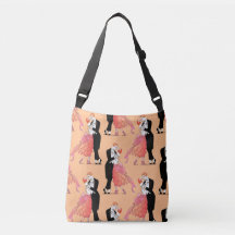 Vintage-Style 1920s Bag, Dancing Couple