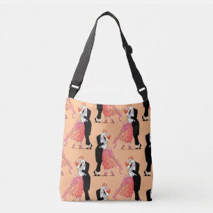 Vintage-Style 1920s Bag, Dancing Couple Crossbody Bag