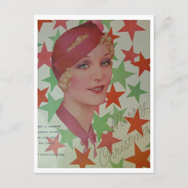 Vintage Style 1932 Postcard (Front)