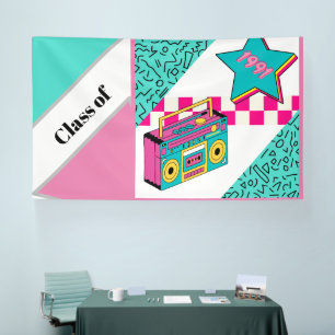 Vintage Style 1991 Stereo Banner