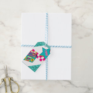 Vintage Style 1991 Stereo  Gift Tags