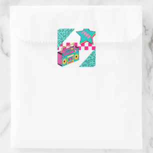 Vintage Style 1994 Stereo Square Sticker