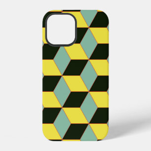 vintage style 3D geometric seamless pattern with c iPhone 12 Case