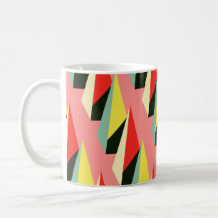 vintage style 3D geometric seamless pattern with r Coffee Mug