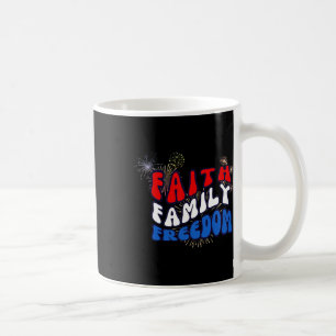 Vintage Style 4th Of July Usa Independence Day Pat Coffee Mug