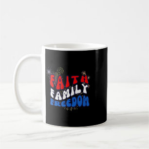 Vintage Style 4th Of July Usa Independence Day Pat Coffee Mug
