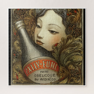 VINTAGE STYLE ADVERTISING FROM BUXEMBOURG. JIGSAW PUZZLE