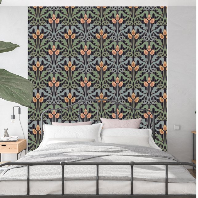 Vintage Style Art Nouveau Floral Wallpaper (Creator Uploaded)