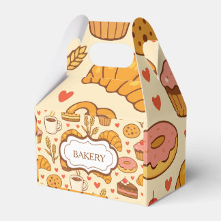 Vintage Style Bakery Favour Box