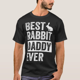 Vintage Style Best Rabbit Daddy Ever Easter Bunny T-Shirt