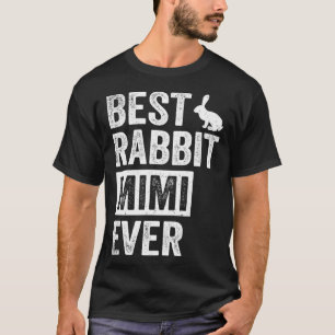 Vintage Style Best Rabbit Mimi Ever Easter Bunny T-Shirt