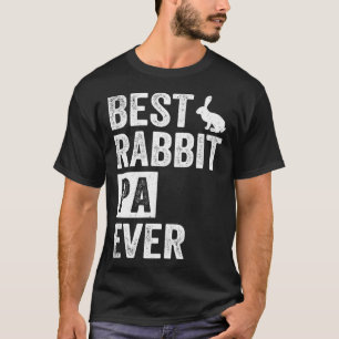 Vintage Style Best Rabbit Pa Ever Easter Bunny T-Shirt