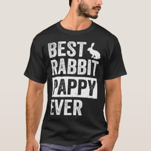 Vintage Style Best Rabbit Pappy Ever Easter Bunny T-Shirt