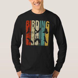 Vintage Style Birding, Birders, Bird Lover Birdwat T-Shirt