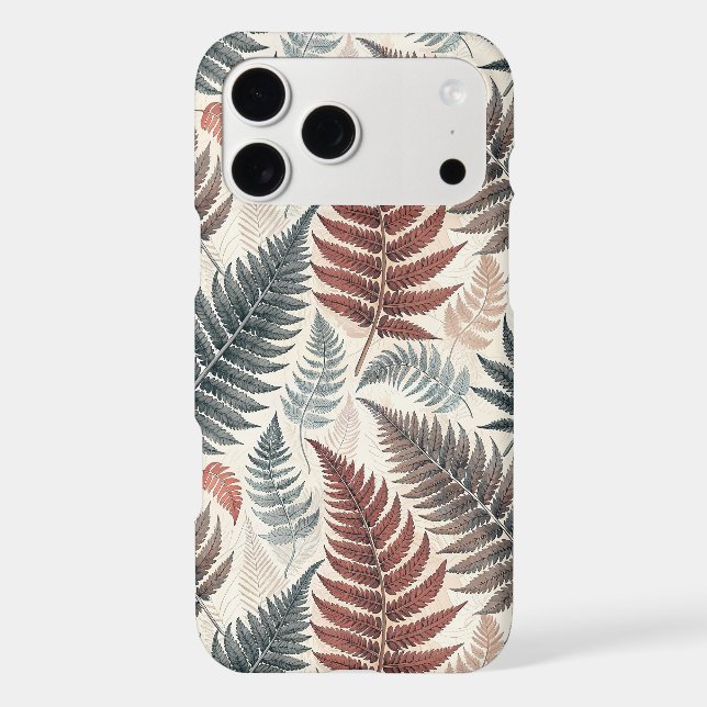 Vintage-style botanical fern leaves (Back)