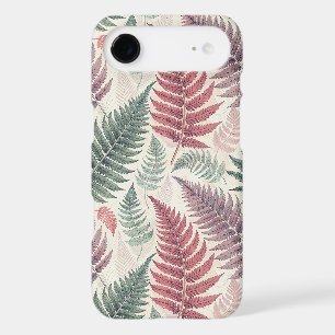 Vintage-style botanical fern leaves
