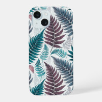 Vintage-style botanical fern leaves
