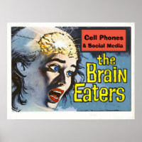 Vintage Style, Brain Eater, Social Media, edit tex