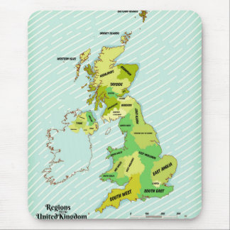 Vintage style British Isles Shipping Forecast Mouse Pad