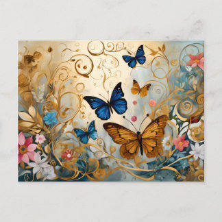 Vintage Style Butterfly # 4 Postcard