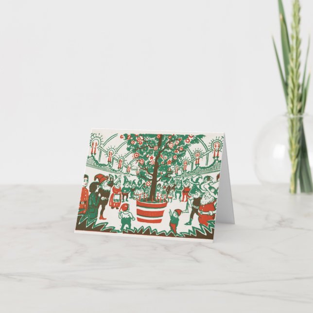 Vintage-Style Christmas Card (Front)