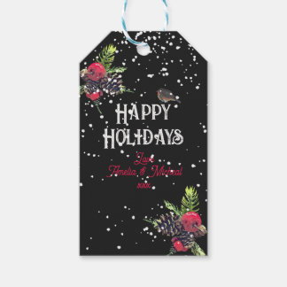 Vintage Style Christmas Personalised Gift Tags