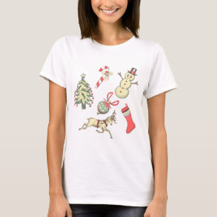 Vintage Style Christmas T-Shirt