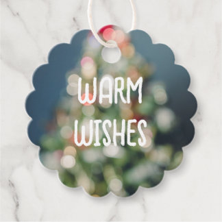 Vintage-style Christmas tree Favour Tags