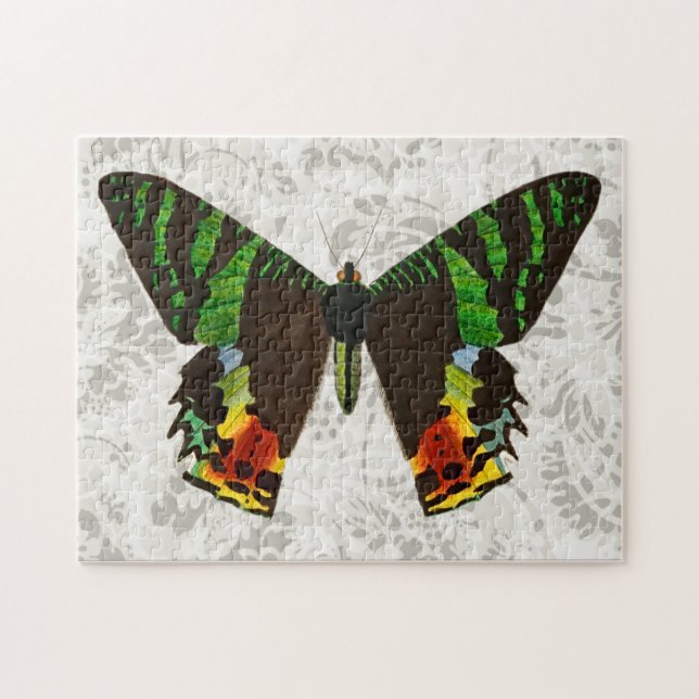 Vintage Style Colourful Butterfly Puzzle (Horizontal)
