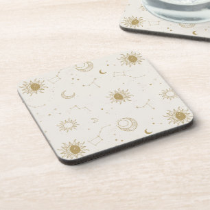 Vintage Style Constellation Pattern Coaster