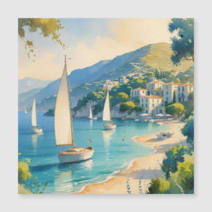 Vintage Style Cote D'Azur French Travel 