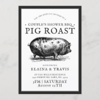 Vintage Style | Couple's Shower BBQ Pig Roast