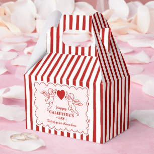 Vintage Style Cupid Doodles Happy Galentine's Day Favour Box
