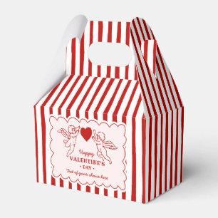 Vintage Style Cupid Doodles Happy Valentine's Day Favour Box