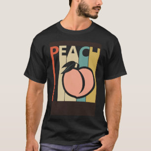Vintage style Cute Peach Fruit T-Shirt