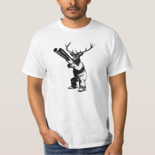 Vintage Style Deer Hunter Tshirt Hunting