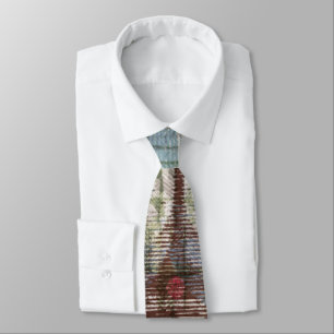 vintage style distressed design  tie