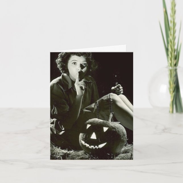 Vintage-Style "Don't Tell a Soul" Note Card (Front)