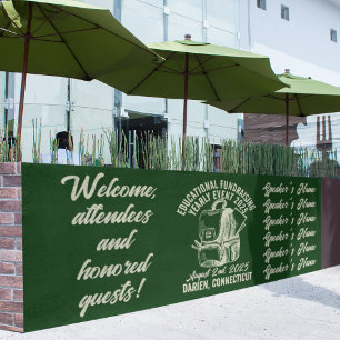 Vintage-Style Educational Fundraising Event Banner