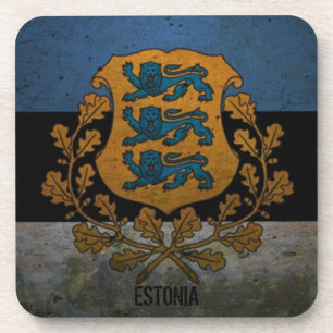 Vintage Style Estonia Cork Coaster! Coaster
