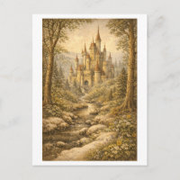Vintage-Style Fairy Tale Castle
