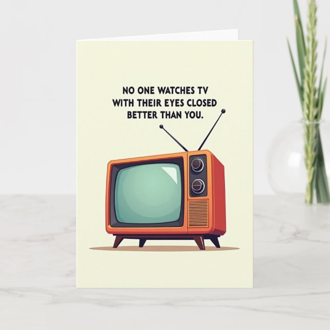 Vintage Style Fathers Day Funny Card (Front)