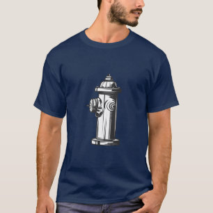 Vintage Style Fire Hydrant T-Shirt