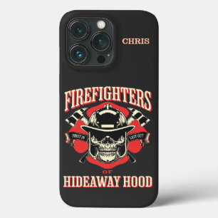 Vintage Style Firefighters of Hideaway Hood  iPhone 13 Pro Case