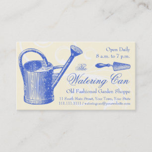Vintage Style Florist or Garden Shop, Gardening Business Card
