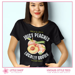 Vintage Style Fruit Peaches T-Shirt