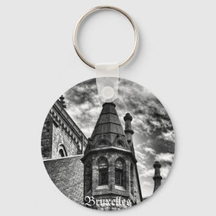 Vintage style gothic church key ring